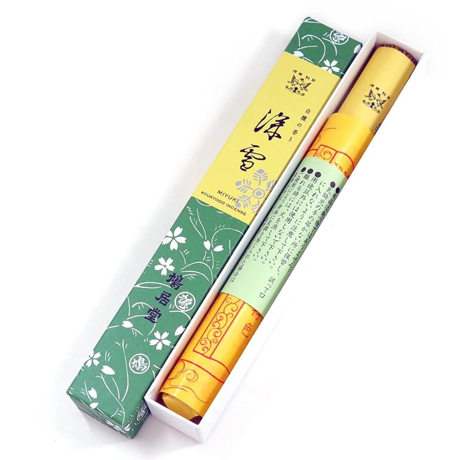 Amazon｜鳩居堂のお線香 深雪（みゆき） 紙箱一把入｜線香